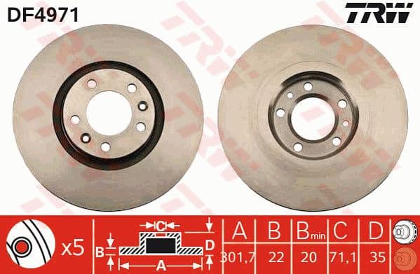 Brake Disc DF4971