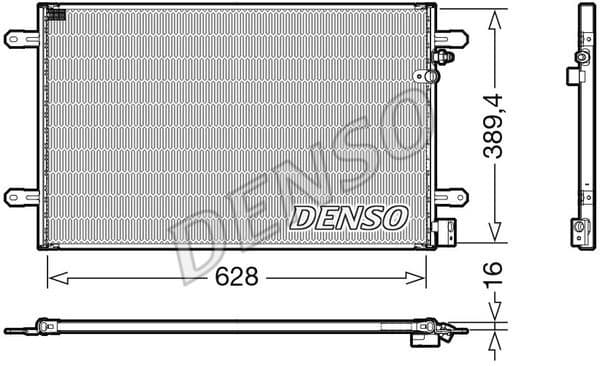 Condenser, air conditioning DCN02037