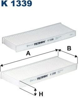 Filter, cabin air K1339-2X