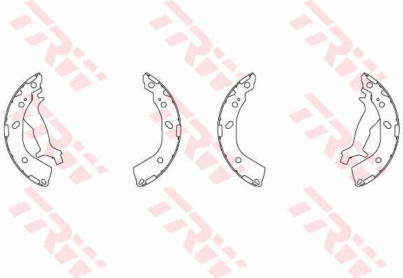 Brake Shoe Set GS8737 - image 2