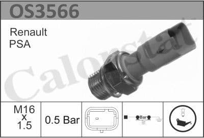 Sensor oil pressure light OS3566