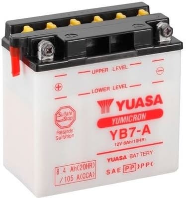 Starter Battery YuMicron YB7-A