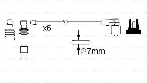 Ignition Cable Kit 0986357162 - image 5