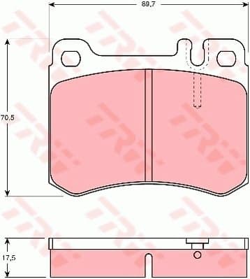 Brake Pad Set, disc brake GDB929