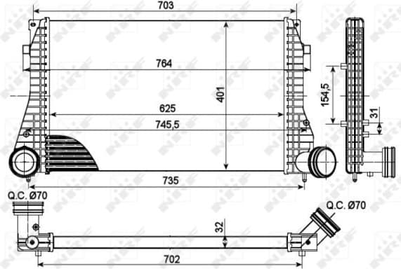 Charge Air Cooler 30290