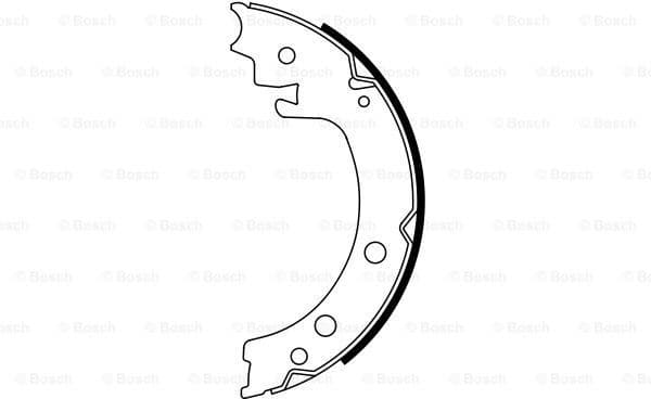 Brake Shoe Set, parking brake 0986487935 - image 5