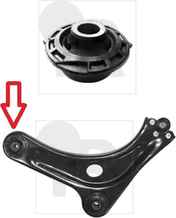 Silentblock front axle 87-10123