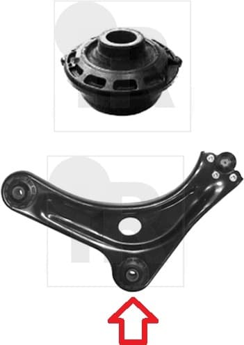Silentblock front axle 87-10124