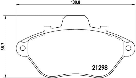 Brake Pad Set, disc brake PRIME LINE P61039