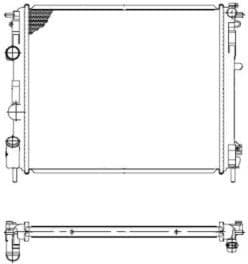 Radiator, engine cooling 53210