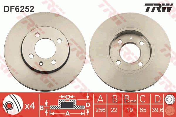 Brake Disc DF6252
