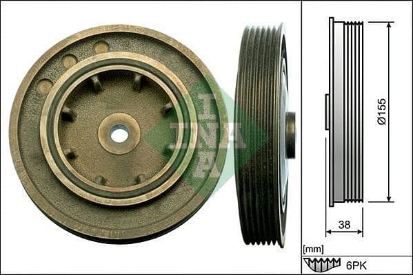 Belt Pulley, crankshaft 544010110