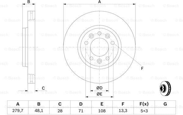 Brake Disc 0986479266 - image 5