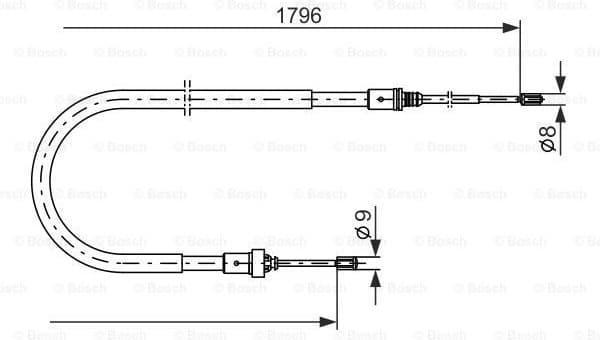 Cable Pull, parking brake 1987477235