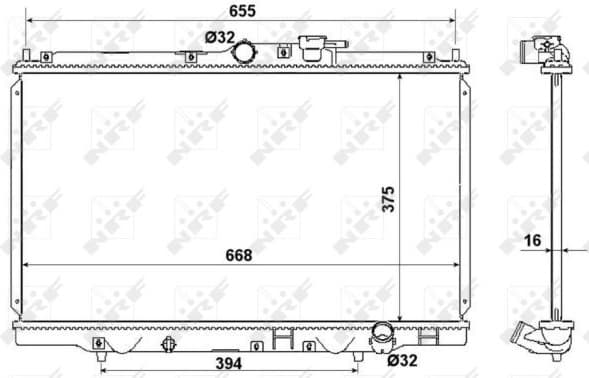 Radiator, engine cooling 53508 - image 2