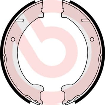 Brake Shoe Set, parking brake ESSENTIAL LINE S86510