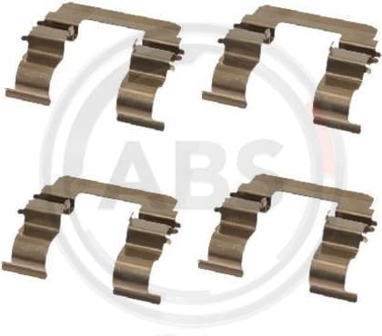 Accessory Kit, disc brake pad 1615Q