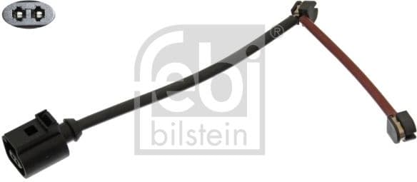 Warning Contact, brake pad wear 44549