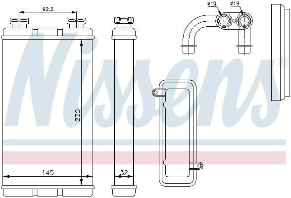 Heat Exchanger, interior heating ** FIRST FIT ** 70519 - image 2