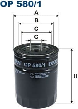 Oil Filter OP580/1
