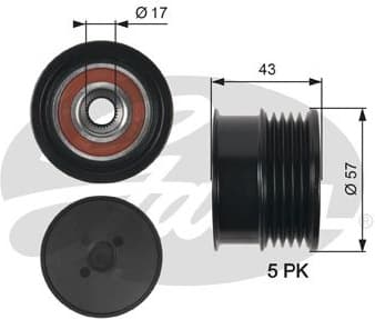 Alternator Freewheel Clutch DriveAlign™ OAP7088