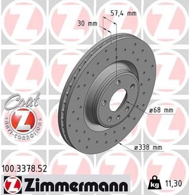 Brake Disc SPORT BRAKE DISC Z 100.3378.52