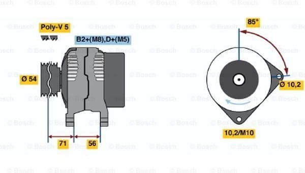 Alternator 0986047270