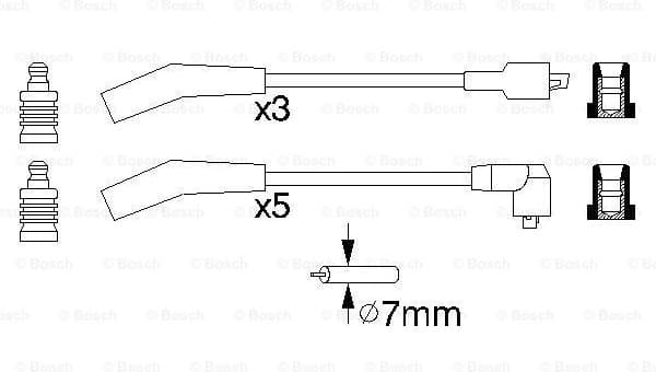 Ignition Cable Kit 0986356819 - image 5