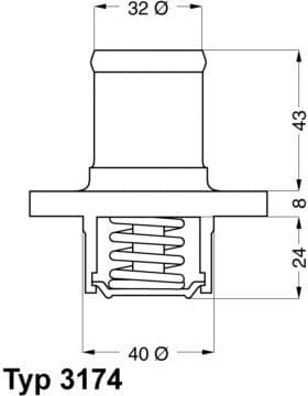 termostatas, aušinimo skystis