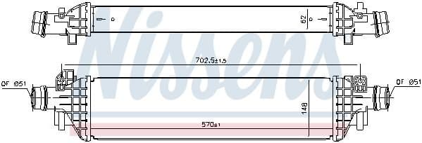 Charge Air Cooler ** FIRST FIT ** 96173