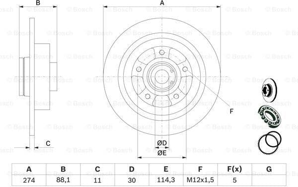 Brake Disc 0986479009 - image 5