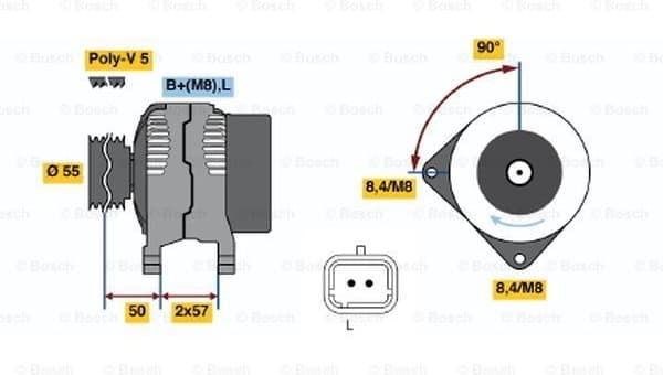 Alternator 0986048611