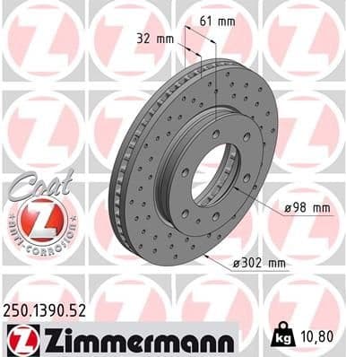 Brake Disc SPORT BRAKE DISC Z 250.1390.52