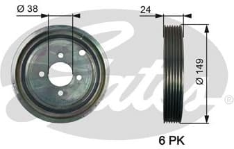 Belt Pulley, crankshaft DriveAlign™ TVD1099