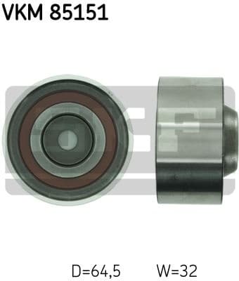 Deflection Pulley/Guide Pulley, timing belt VKM 85151
