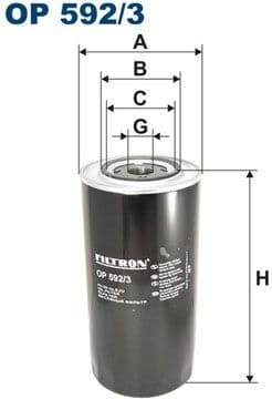 Hydraulic Filter, steering OP592/3