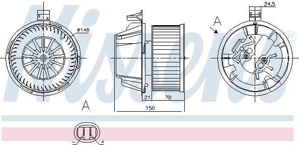 Interior Blower 87269