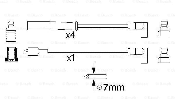 Ignition Cable Kit 0986356873 - image 5