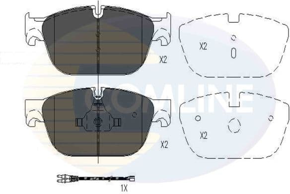 Brake pads front CBP26004