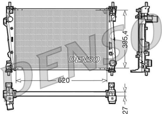 Radiator, engine cooling DRM01006
