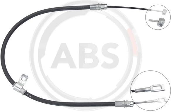 Cable Pull, parking brake K19840