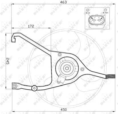 Fan, engine cooling 47448