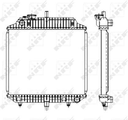 Radiator, engine cooling EASY FIT 504271 - image 2