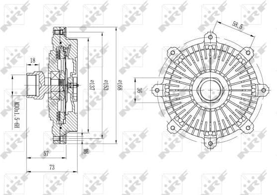Clutch, radiator fan 49635 - image 2
