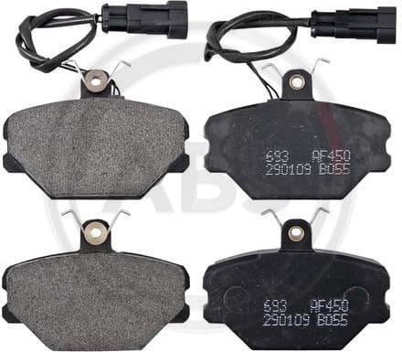 Brake Pad Set, disc brake 37001