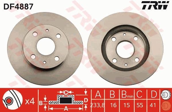 Brake Disc DF4887