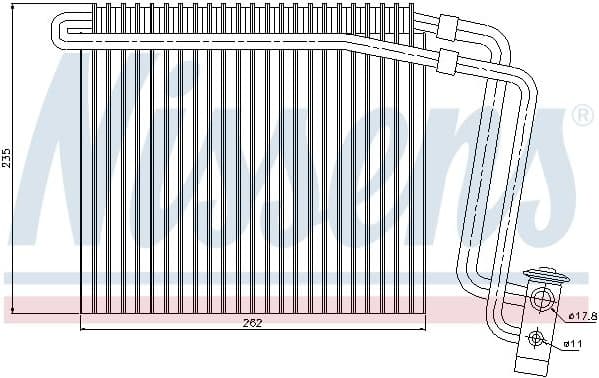 Evaporator, air conditioning 92248
