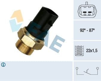 Temperature Switch, radiator fan 37220