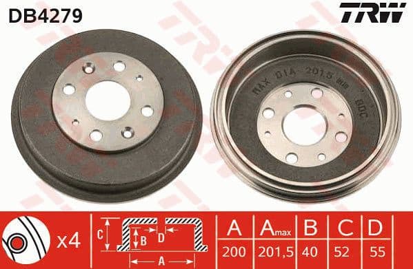 Brake Drum DB4279