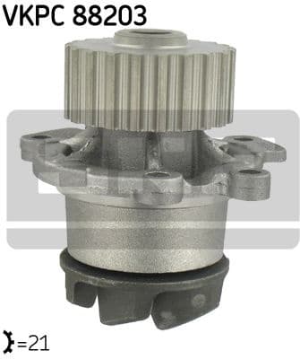 Water Pump, engine cooling VKPC 88203